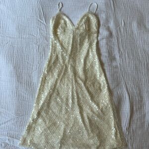 💐MIDI length sequin dress for bride💐